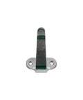 Rock Solid T316 Stainless Steel Side Mount Lashing Hook 2 Inch Heavy Duty Tie Down Anchor front view for marine gear securing.