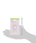 Front view of Cricut Fine Debossing Tip + QuickSwap Housing packaging held in a hand; 5.2 in tall (13 cm).