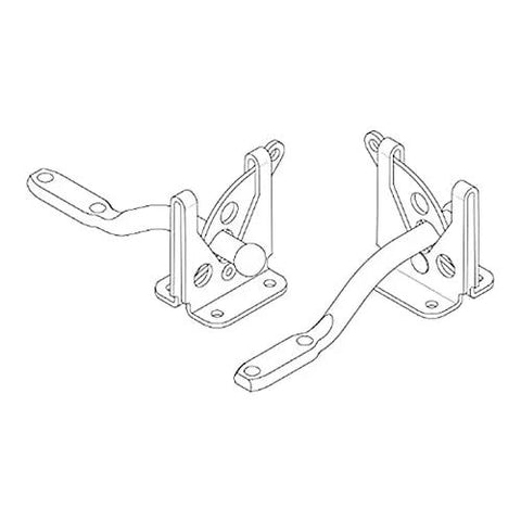Tough As Nails Self Locking Gate Latch Automatic Fence Lever Heavy Duty Steel for secure mounting on gates.