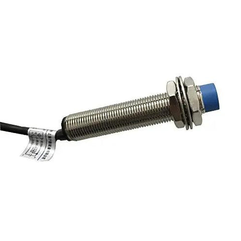 Two Pack 5V NPN No M12 Inductive Proximity Sensor Switch 4mm Sensing metal cylinder with blue cap for 3D printer and CNC machine