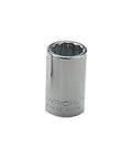 Half Inch Drive 12 Point Standard Socket 14mm For Automotive And Workshop Use Heavy Duty Chrome Plated Precision Socket