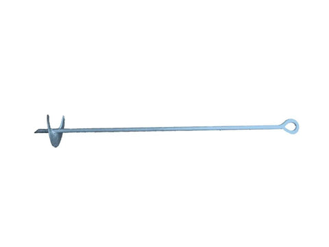 Heavy Duty 3 4 Inch By 48 Inch Galvanized Helix Screw Anchor With Six Inch Pitch Tough As Nails Ground Anchor And Earth Tie Down System For Backyard Fencing Tents And Canopy Projects