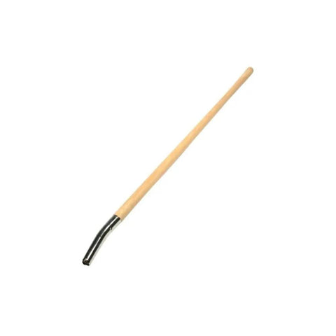 Hay And Alfalfa Fork Handle Replacement For Four And A Half Foot Bale Fork With One And Seven Sixteenths Inch Bore And Four Inch Deep Eight Inch Ferrule Durable Wooden Shaft For Heavy Duty Farm Use visible