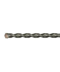 Side view of carbide-tipped SDS Plus masonry drill bit, 3/16 in x 6 in for concrete and brick