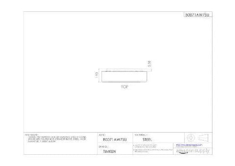 Technical drawing of 759 Tapered Roller Bearing Single Cone with dimensions and specifications.