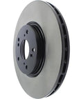 Centric Premium High Carbon 125.40062 front disc brake rotor for Acura, front view
