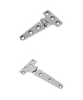 Heavy Duty Tee Hinge Set For Cabinets Doors And Garden Gates Rock Solid 316 Stainless Marine Grade Hinges For Saltwater Use Easy Install Outdoor Shed Door Hardware 2 Pieces, pair