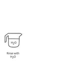 Diagram showing use of Restore Espresso Machine Descaler Organic Cleaning Powder For Coffee Makers with jug and instructions.