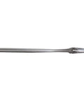 Side view of 10 Inch Adjustable Wrench With Extra Capacity Jaw Forged Alloy Steel, High Polish Chrome Finish, Lightweight Yet Heavy Duty And Rugged.