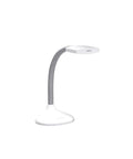 SmartLight Full Spectrum LED Desk Lamp With Adjustable Brightness And Flexible Gooseneck USB Charging Port Eye Strain Reduction