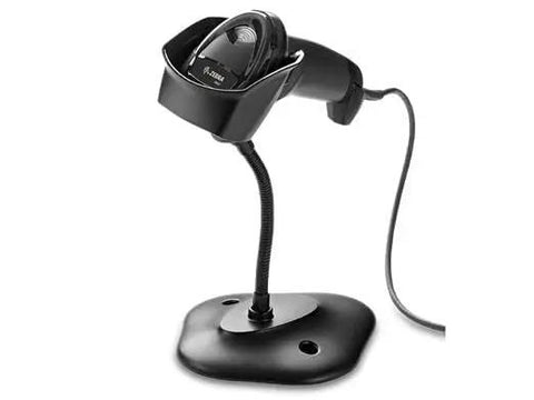 DS2208 Series Corded Handheld Standard Range Imager Kit With Stand And Shielded USB Cable For Retail Use Fast 1D And 2D Barcode Scanning