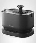 Cordless Battery Operated Cat Water Fountain With 2.5L Capacity 84oz Stainless Steel Tray BPA Free Easy To Clean Indoor Pet Fountain