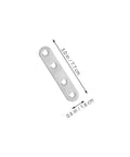 40Pcs Stainless Steel Flat Straight Braces Set With Precision Flat Design And Smooth Surface Finish Heavy Duty Mending Plates 3.0 x 0.6 inch