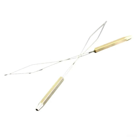 Fishing Line Winder And Fly Tying Bobbin Threader Tool For Outdoor Finisher With Stainless Steel And Brass Build, Easy Threading, Durable Angling Gear For Precise Thread Alignment And Quick Tying. stainless steel and brass fly tying bobbin threader tool