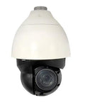 Heavy Duty Outdoor Ptz Security Camera Recording Crisp 4K Ultra Hd Footage With Tough As Nails 22X Optical Zoom And Ip66 Weathersealed Housing For Dead Center Remote Viewing from the front, showcasing the camera lens and housing.