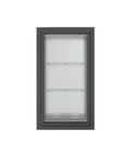 Top Shelf Double Flap Pet Door For Deep Walls Up To 13 Inches Game Changer Insulation Blocks Cold Drafts Heavy Duty Aluminum Frame secure locking panel in glossy black.