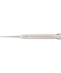 Steel Pocket Scriber With Hex Head And Knurled Nickel Plated Handle, Two And Seven Eighths Inches Long, Three Eighths Inch Grip Diameter