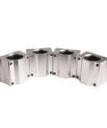 4 Pack SC20UU 20mm Aluminum Linear Motion Ball Bearing Slides Bushing for CNC Machines and DIY Projects, smooth precision guide rails.