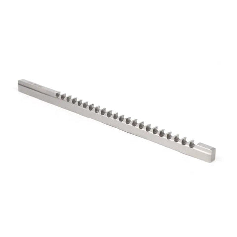 22-Piece Keyway Broach Set With Collared Bushing Shim Kit, heavy-duty pro grade high-speed steel broach, side view