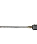 Ford Tractor Worm Shaft With Manual Steering For Early 8N 1948 To 1949, About 20 1/8 Inches Long, Replacement Part Fit, steel