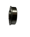 10 Pack 5/8 Inch Flanged Ball Bearings For Lawn Mower Wheels, ID 5/8 Inch, OD 1-3/8 Inch, Height 1/2 Inch, Double Sealed, Bearing Steel, Replacement Bearings For Garden Carts, Wheelbarrows, And Unicycles in side view