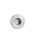 Close-up of Stainless Steel Splash Guard Spray Cap for Moka Pot, Keeps Mess Down While Brewing, Lightweight and Durable Coffee Maker Accessory