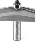 Carbide Tipped Raised Panel Router Bit For Shaker Doors, 2-3/16 In Diameter, 7/8 In Cutting Height, top view