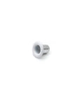 100 Piece Round Metal Eyelets Kit For Leather Crafting, Scrapbooking, Jewelry Making, Canvas Bags And Sewing, Iron Grommets Fasteners, White Finish, Durable, Easy Install, All In One Grommet Set For DIY Projects, single white metal eyelet