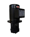 Machine tool coolant circulation pump by Amazon, 100mm immersion, 3/8 in NPT, 1-phase 120/240V.