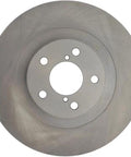 Centric C-Tek front brake rotor; metallic gray disc with lug bolt pattern for select Scion/Subaru/Toyota vehicles.