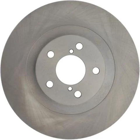 Centric C-Tek front brake rotor; metallic gray disc with lug bolt pattern for select Scion/Subaru/Toyota vehicles.