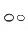 O-ring seals: two black rubber rings for hydraulic log splitter cylinder rebuild kit