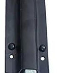 Heavy Duty Wrought Cast Iron Foot Bolt Locks Eight Pack Black Powder Coated Rustic Vintage Barn Door Latch with Receiver Plate.