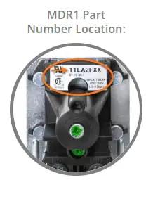 Drop Right In Heavy Duty Pressure Switch Replacement For Craftsman Black And Decker Dewalt Gear, showing part number location.