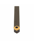CNC Lathe External Turning Tool Holder 45 Degree Chamfer, SSDCN1212H09, front view with insert visible.