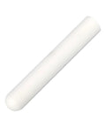 Quadrafire Thermocouple Cover, white cylindrical tube, side view