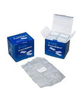 Front view of Practi-Shield CPR shield kit with two blue boxes and 200 disposable shields