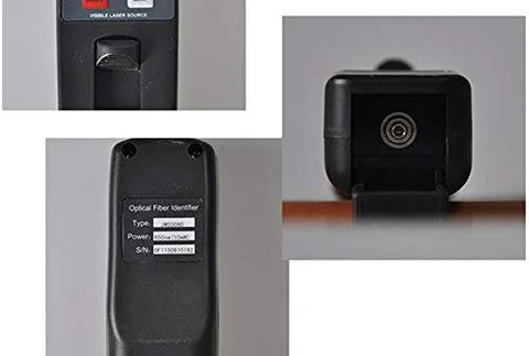 All In One Optical Fiber Identifier With Wave Respond For 800 1700 Nanometer Built In Visual Fault Locator And FTTH Tool, close-up view