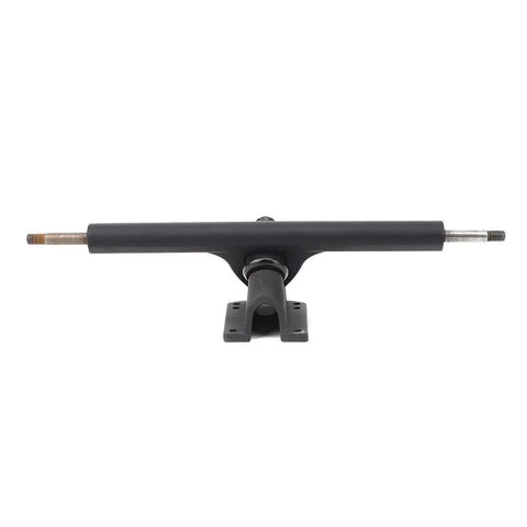 9 Inch Longboard Truck For Electric Skateboards With CNC Precision Machined Aluminum Alloy And High Load Capacity Four Wheel Skateboard Trucks For Durable Street And Park Rides, black finish, front view