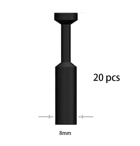 20 Pack 8mm Pneumatic Plug Fittings Push To Connect For 8mm Pneumatic Tubes Dustproof Quick Connect Plugs For Air Hoses And Pneumatic Systems