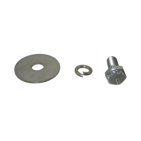 Rig Ready High Strength Clutch Mounting Bolts For Honda Clones Predator 97CC 212CC Fits Tecumseh Briggs Minibike Gokart 3 5Hp To 8Hp 10 Piece Pack Silver components including bolt, washer, and retaining ring.