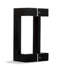 12 Inch Stainless Steel Offset Matte Black Door Handles Modern Pulls For Exterior And Interior Sliding Doors Glass Doors Barn Doors And Commercial Use Heavy Duty Entrance Handles With A 1 Foot Rectangular Bar