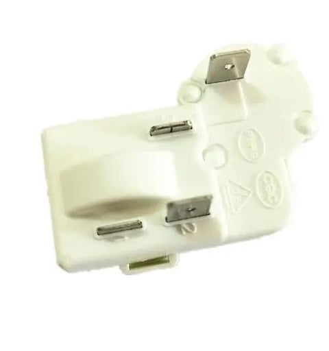 White 2 Pin Refrigerator Overload Protector PTC Starter Relay for Mini Fridges, ZHB Series Models Compatible