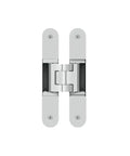 Adjustable Hidden Door Hinge 140Mm Silver 2 Piece Set Heavy Duty Concealed Cabinet Hardware with smooth swing action.