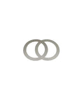 Ultra Thin Flat Washer Kit 250 Pieces 0.3mm Ultrathin Shims Set For M3 M4 M5 M6 M8 Stainless Steel 304 A2 High Quality Electronics Components Ready To Install, two stainless steel flat washers
