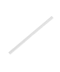 Heavy Duty 11.8 Inch Saw Blade Guard White Safety Shield for 300 Millimeter Table Circular Saws, shown from a side view.