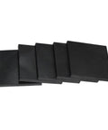 Stack of self-lubricating graphite sheets for easy machining and durable performance, 100x100x8 mm, for 3D printing and prototyping