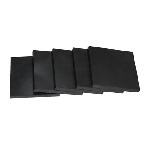 Stack of self-lubricating graphite sheets for easy machining and durable performance, 100x100x8 mm, for 3D printing and prototyping