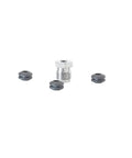 Top Rated Needle Packing And Nut Kit FLG4841, featuring a metal nut and rubber packing rings for plumbing repairs.