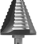 High Speed Steel Step Drill Bit Set One Quarter Inch To One And A Half Inch Max Diameter Eleven Steps For Sheet Steel Non Ferrous